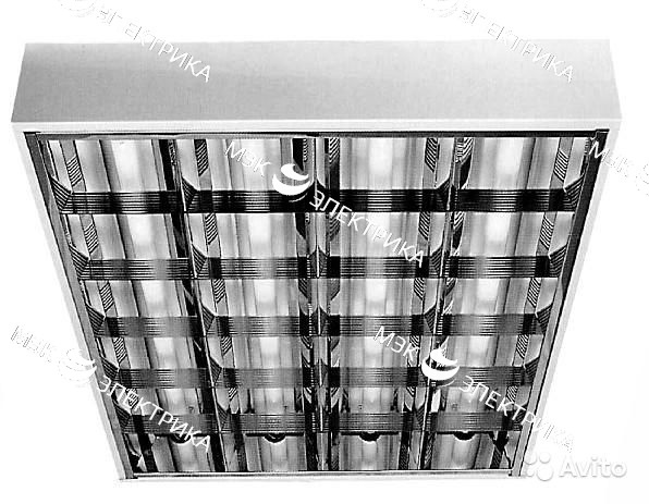 ЛПО-21 (620х620) 4х18 Вт.(наклад.)(аналогЛПО71) дроссель