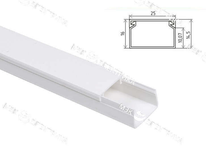 Кабель-канал КЭ 25х16 "Лигран" L-2 м Т (84м)