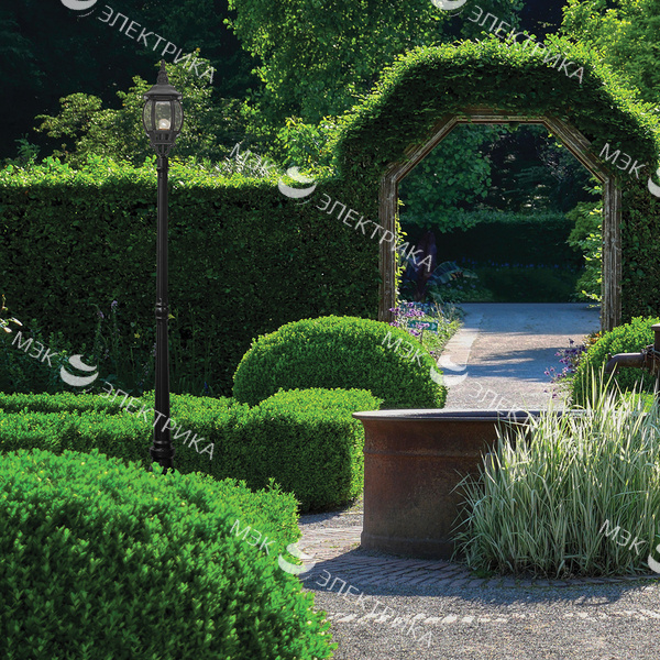 Светильник садово-парковый Feron 8111 столб 100W E27 230V, черный