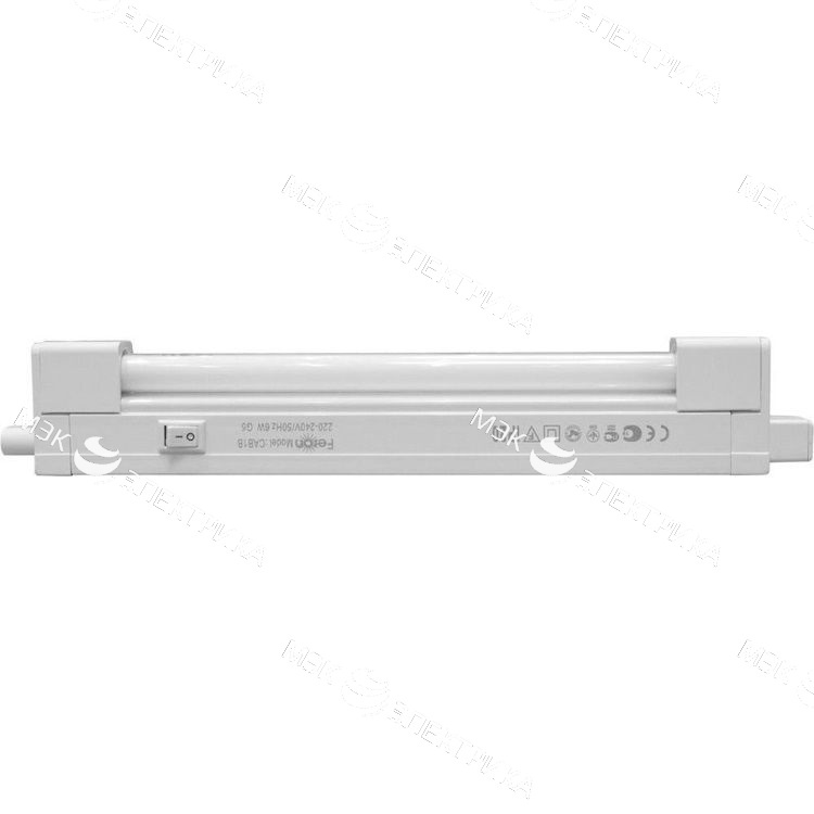 Светильник люминесцентный 30W/230V/T4 с лампой, с сетевым и соединительным шнурами, бел, САВ1 Feron