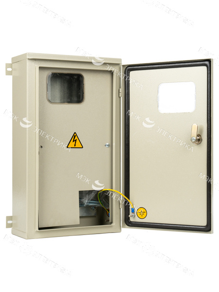 Щит учета ЩУ-3/1-С (445х260х120) IP65 (под один счетчик трехфазный) (с креплением на столб)
