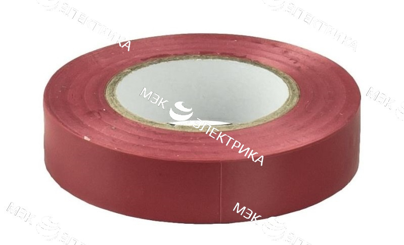 Изолента ПВХ 19мм 20м красная 