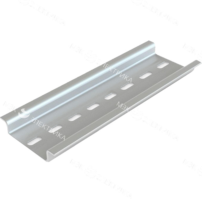DIN-рейка перфорированная, оцинкованная 2000 мм, 1,0 мм.