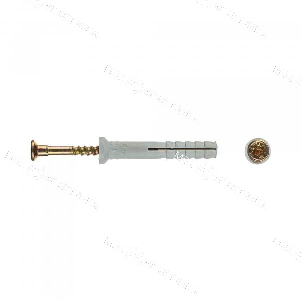 Дюбель-гвоздь полипропилен SM-L 8х60 потайная манжета (90 шт) - коробка Tech-Krep