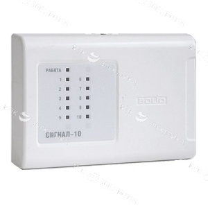 Прибор приемно-контрольный охранно-пожарный Сигнал-10 Болид 