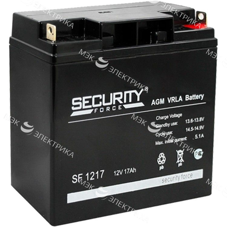 Аккмулятор АКБ 12В 17А/ч