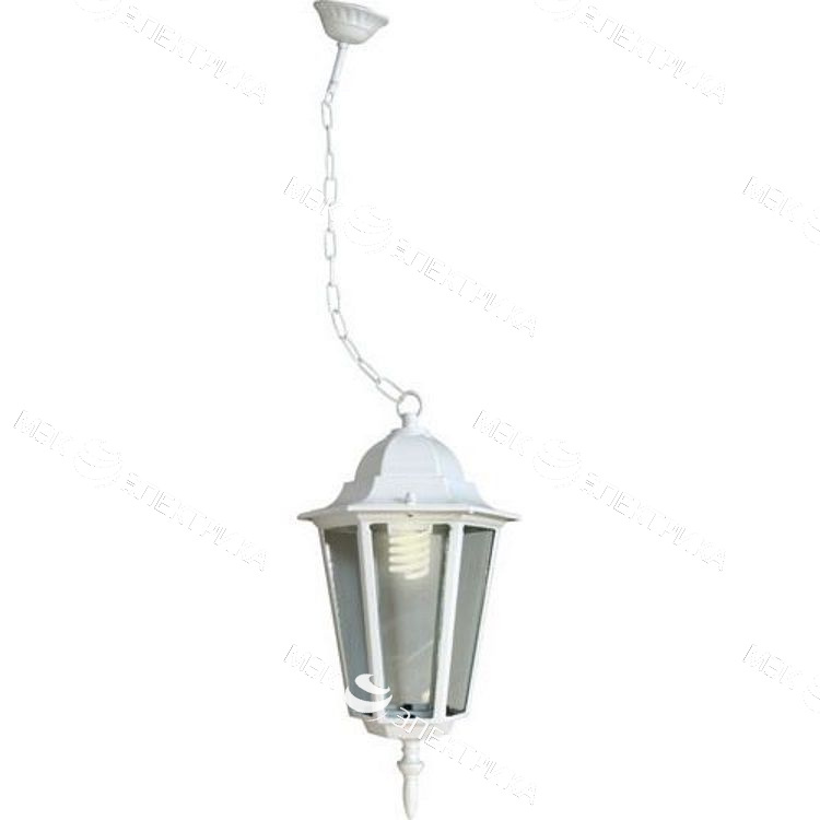 Светильник садово-парковый 60W 230V E27 белый, 6105 "Классика" Feron