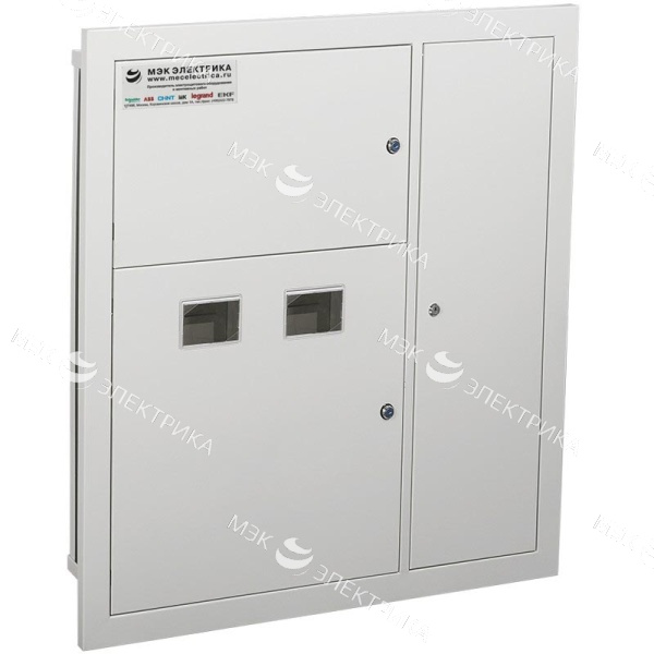 ЩЭ-2-квартирный 1010x950x140 встраиваемый со слаботочныс отсеком