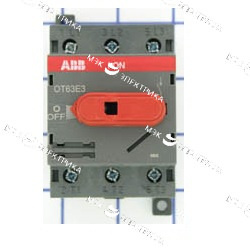 ABB OT63E3 Выключатель-разъединитель 3Р 63А с ручкой управления