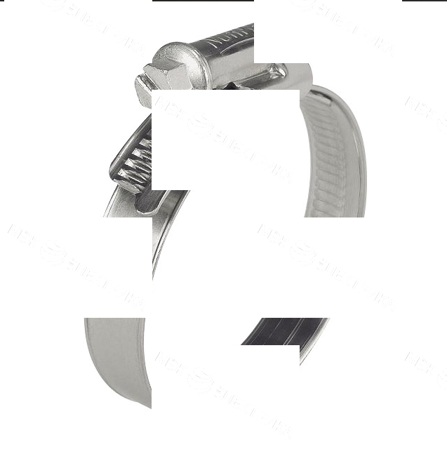 Хомут стальной червячный 8-12 (Россия) Rexant 07-0608