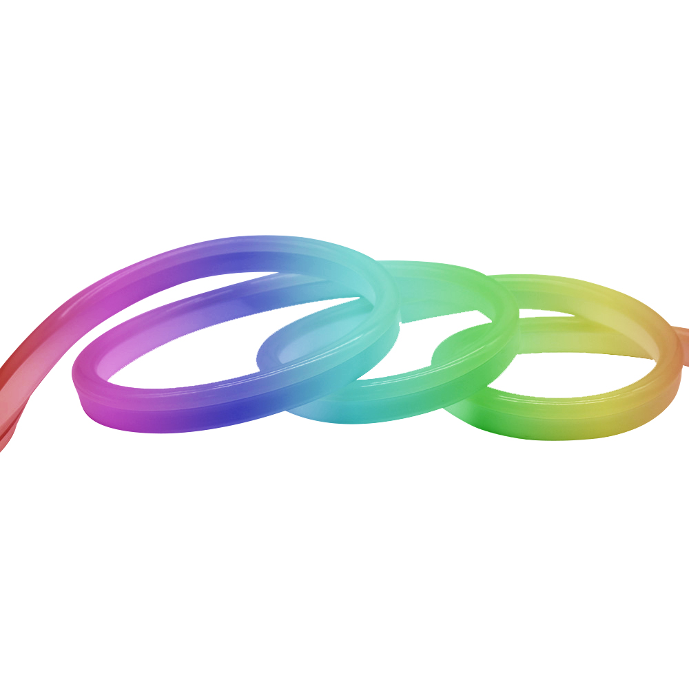 Неоновая лента светодиодная SMD 220В 2835, 120 LED/м, 11 Вт/м, 220В , IP65, Цвет: РГБ