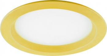 Светильник встраиваемый со светодиодами AL525 6W/4000К/желтый Feron