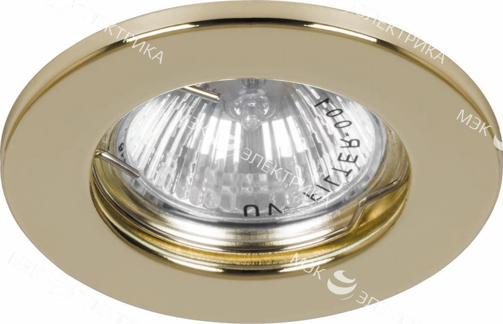 Светильник потолочный встраиваемый, MR16 G5.3 золото, DL10