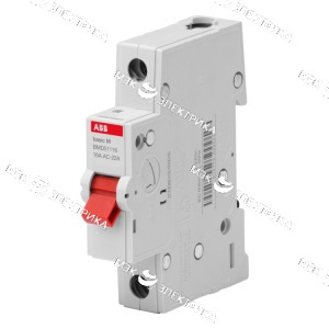 Выключатель нагрузки 1P, 16A, BMD51116