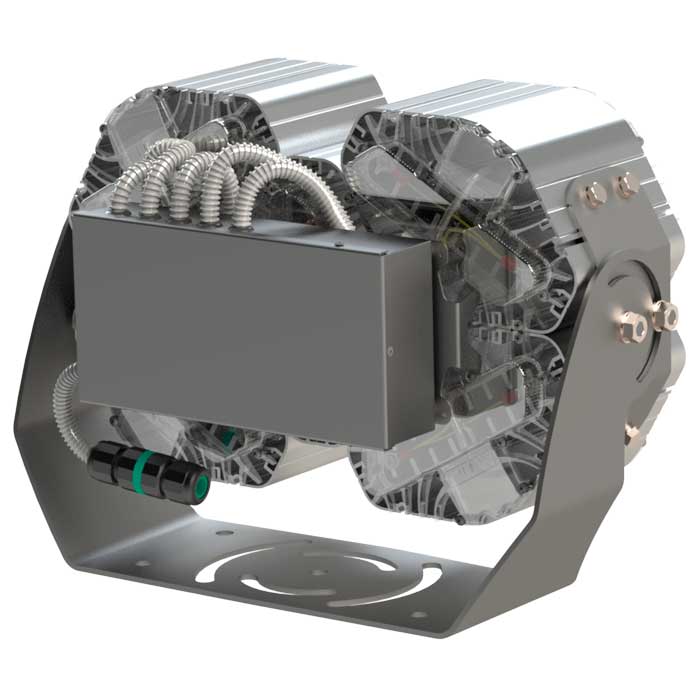 Светильник L-lego II 250 banner/225/К15/5.0K/01/L100/IKIX-66/220AC IP66 поворотное крепление LEDEL L