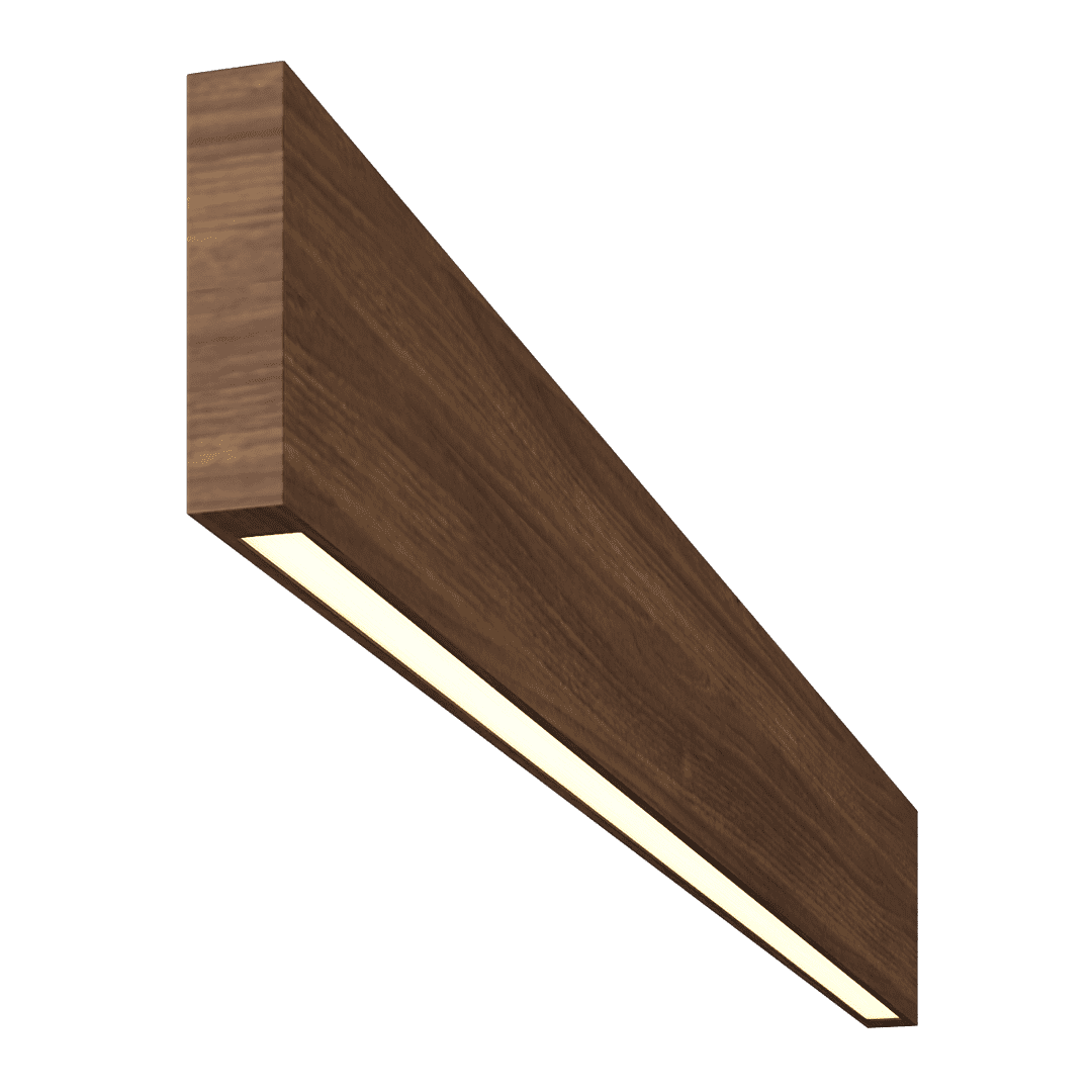 Светильник из массива (орех американский)