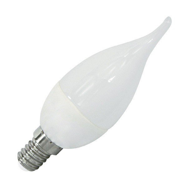 FL-LED CA37 5.5W E14 6400К 220V 510Лм 37*108мм FOTON_LIGHTING - лампа свеча на ветру