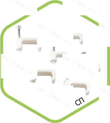 Скоба плоская 9мм (100шт./упак.) ASD