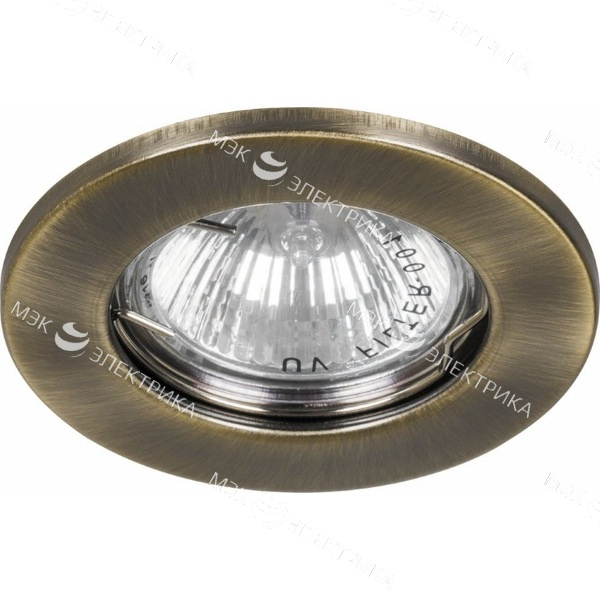 Светильник потолочный, MR16 G5.3 античное золото, DL10 Feron