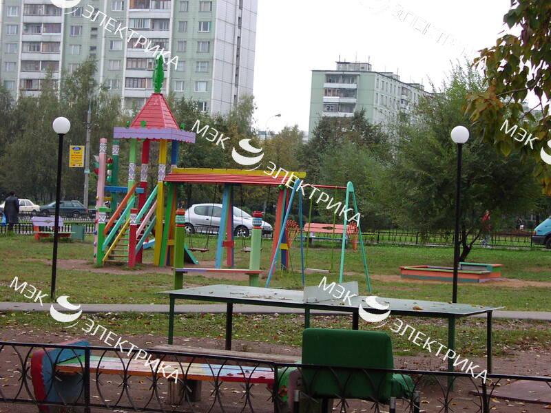 Cадово-парковый светильник ШАР h=1.8м., d=250 мм белый МЭК Электрика