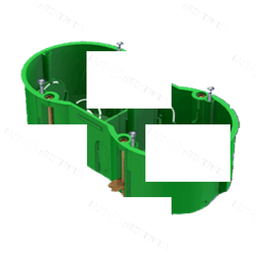 Подрозетник 2-ой зелен. (М)