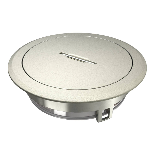 Лючок GES R2 Ni для монтажных оснований 40х140мм никелир. OBO 7408850