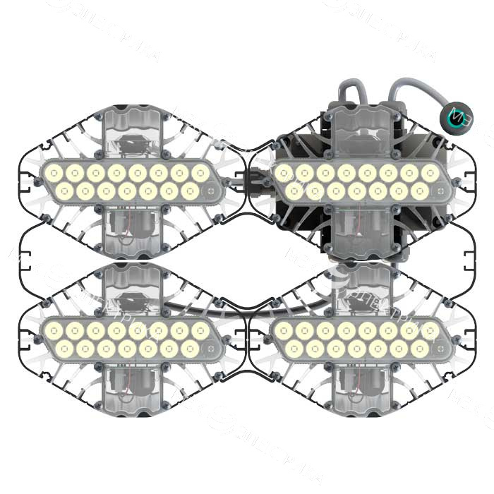 Светильник L-lego II 220/160/Д/4.0K/L100/01/IKIX-34/220AC IP66 подвесное крепление LEDEL LII168