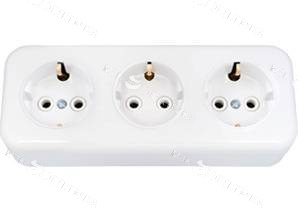 Евро.Розетка 3 с/з РА 16-243 Орша