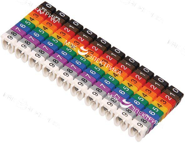 Маркер каб. МКН-"A" 1.5кв.мм (уп.1500шт) желт. IEK UMK01-02-A