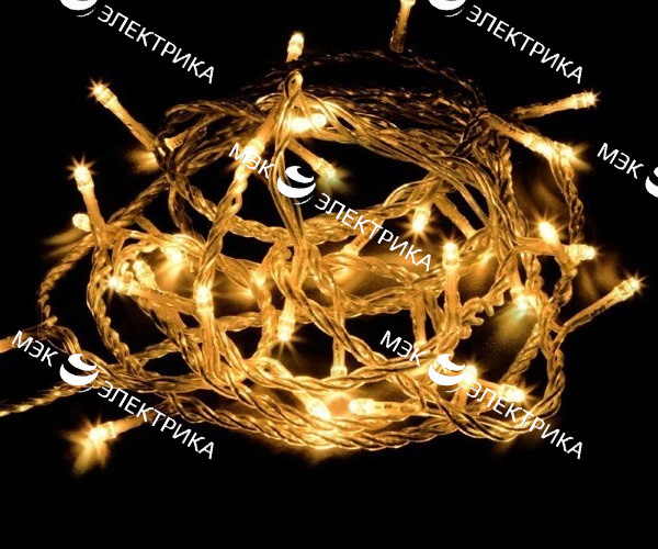 Гирлянда линейная теплая белая 1,9м, CL302