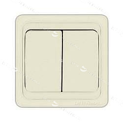 Выключатель 2. с/п слоновая кость "ВАЛЕРИ"