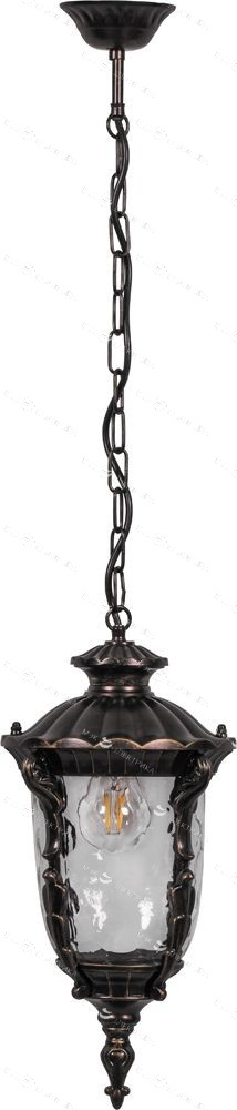 Светодиодный светильник Feron PL5005 60W 230V E27 190*190*880MM темно-коричневое золото