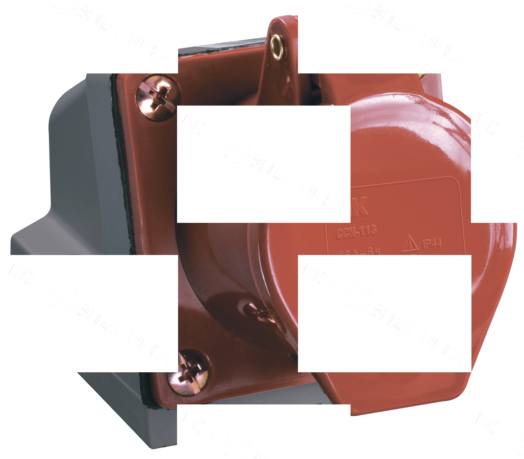 Розетка ОП Magnum 32А 200/346-240/415В 3P+PE+N 6ч ССИ-125 IP44 IEK PSN12-032-5