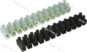 Колодка клеммная 6мм 12-ти парная*