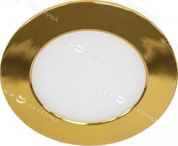 Светильник светодиодный AL500 6W/490Lm/6400K, золотой Feron