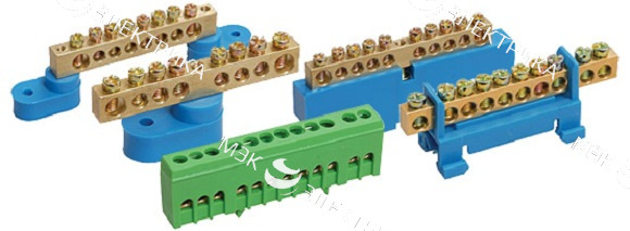 Шина "Земля"-"0" 20 соед. 1 болт