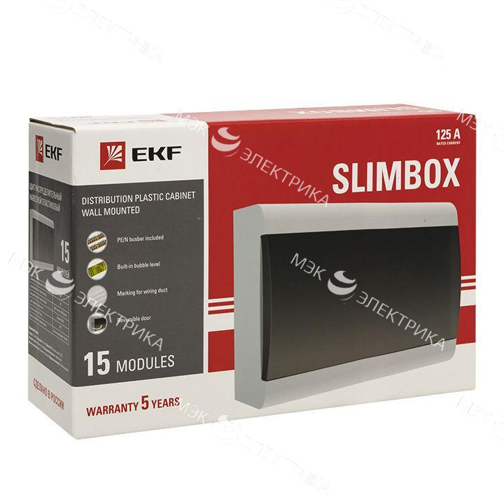 Щит ЩРН-П-15 "SlimBox" IP41 PROxima EKF sb-n-15
