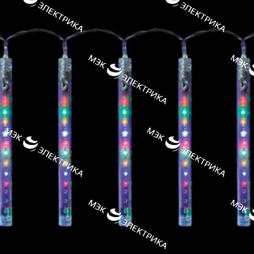 Гирлянда светодиодная "Прозрачные тающие сосульки техно", CL116