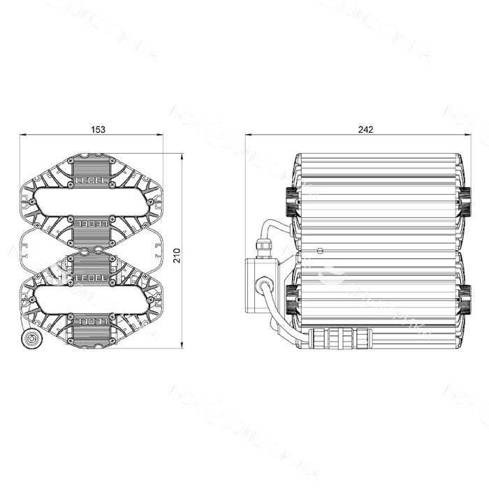 L-lego II 110/90/Д/5,0K/L210/01/IKIX-32/220AC IP66