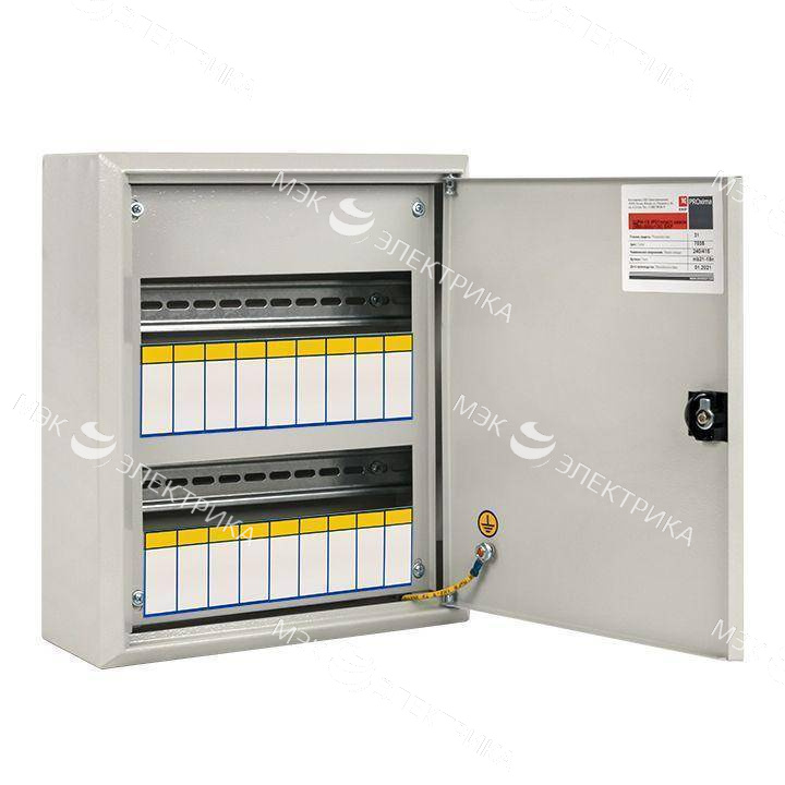 Щит ЩРН-18 (з) IP31 пласт. замок EKF mb21-18n