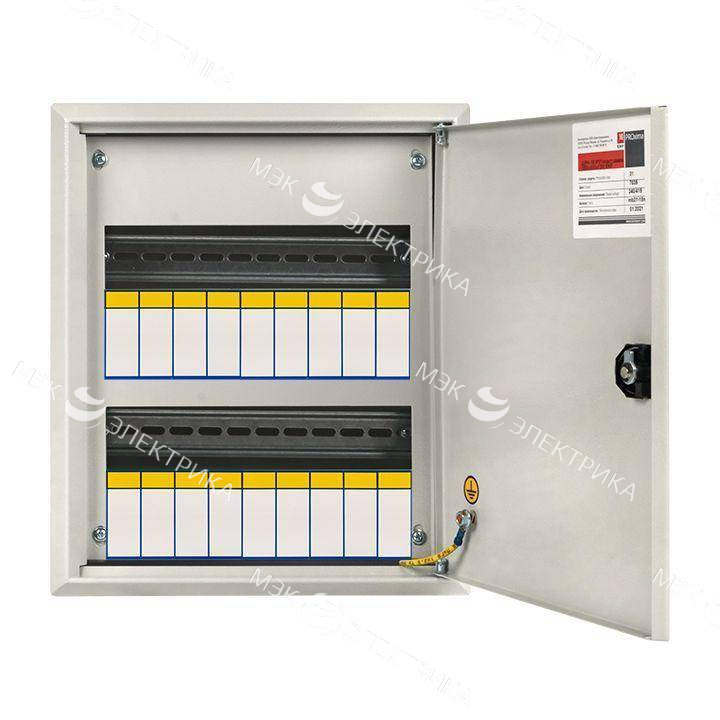 Щит ЩРН-18 (з) IP31 пласт. замок EKF mb21-18n