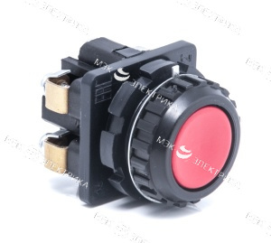 Кнопка КЕ 011/2 красная *