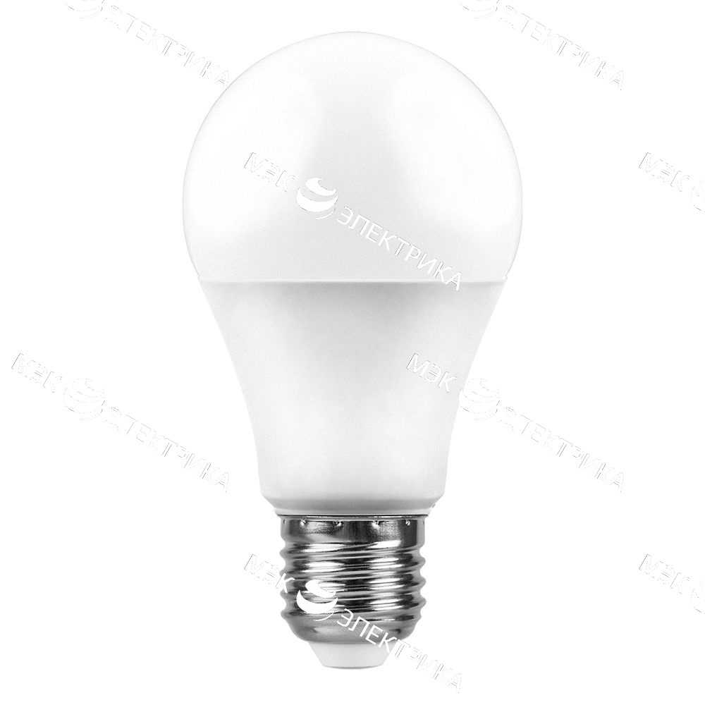 Лампа светодиодная E27-10W-6400K LB-92 Feron (шар)