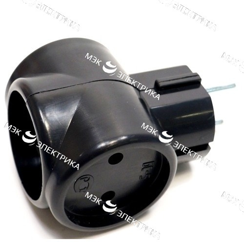 Тройник Токер унивирсальный б/з черный (М)