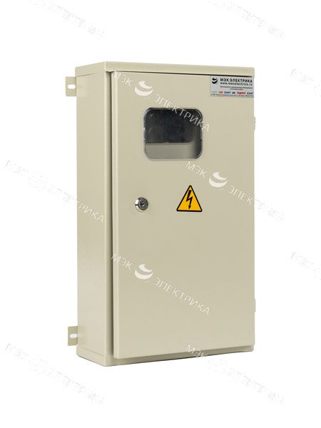 Щит учета ЩУ-3/1-С (445х260х120) IP65 (под один счетчик трехфазный) (с креплением на столб)