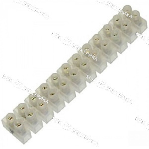 Колодка клеммная 14мм 12-ти парная*