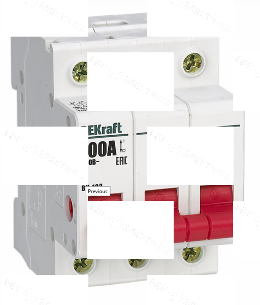 Выключатель-разъединитель 3п 100А ВН-102 DEKraft 17012DEK