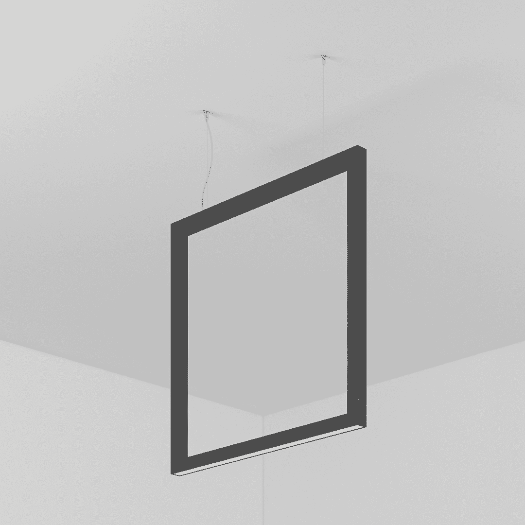 Светильник FRAME (подвесной) (HxL) 1200х400. Профиль 45х45. LED 12W