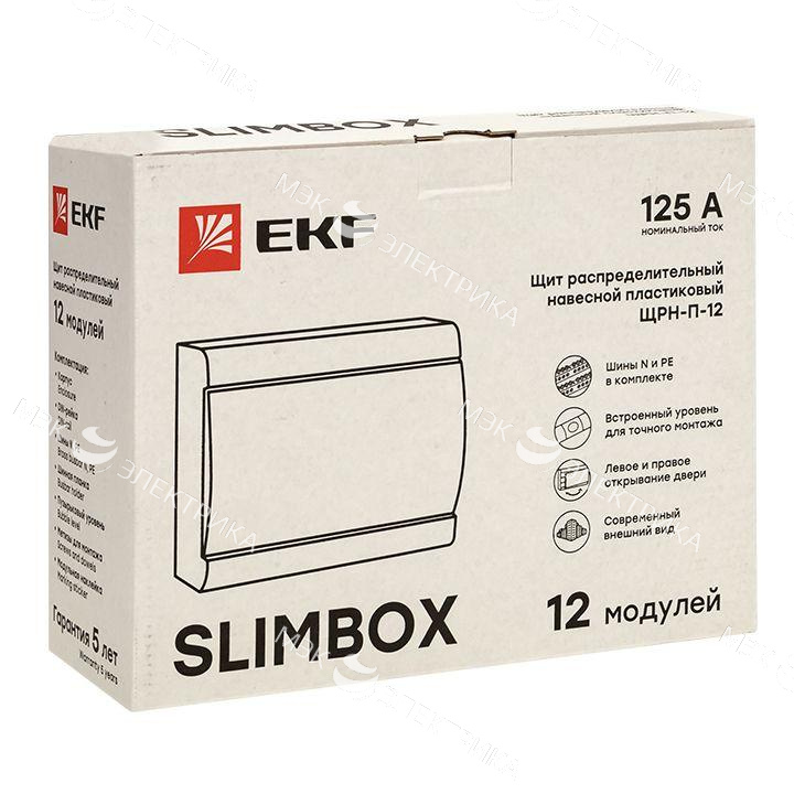 Щит ЩРН-П-12 "SlimBox" IP41 PROxima EKF sb-n-12