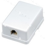 Розетка телефонная 1х6Р-2С 1ая RJ11